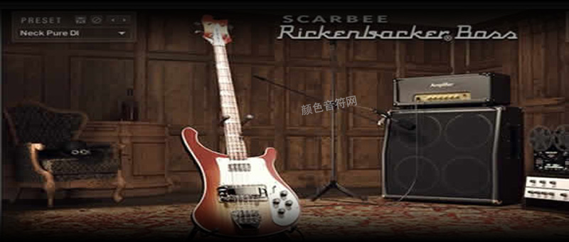 摇滚风格电贝司-Native Instruments Scarbee Rickenbacker Bass v1.3.0.jpg